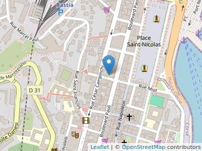 Cbt Nasica-Casabianca Croce - Map