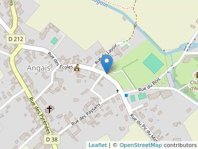 Lathelize De Navailles - Map