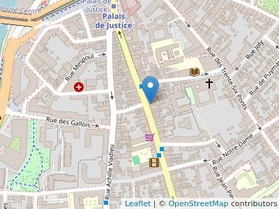 Maître Anne Rives Bât Dali-Rés. Ste Catherine - Map