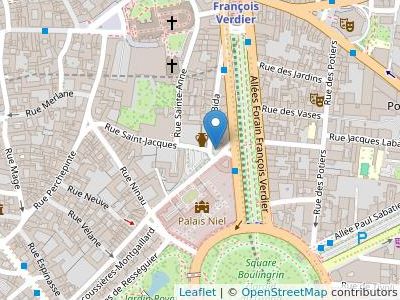 Scp Dupeyron Bardin Courdesses Fontan - Map