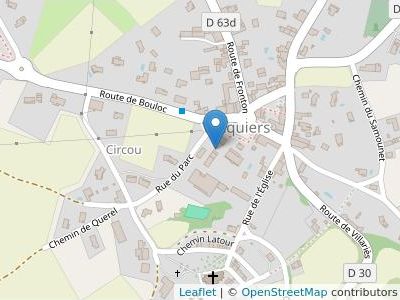 Maître André Lafforgue Le Trésorier - Map