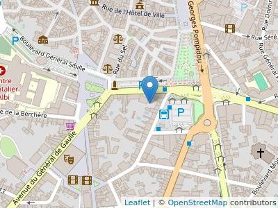 Scp Dupuy Bonnecarrere  Serres-Perrin Servieres Gil - Map
