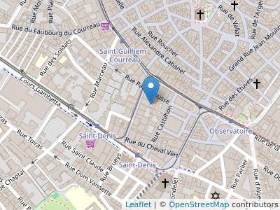Scp Roux - Lang Cheymol-  Canizares Avocat A La Cour - Map