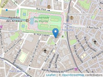 Scp Armandet, Le Targat, Geler Avocats A La Cour - Map