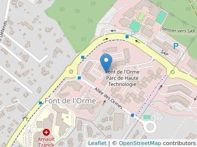 Scp Chirez & Associés e.Space Park - Map