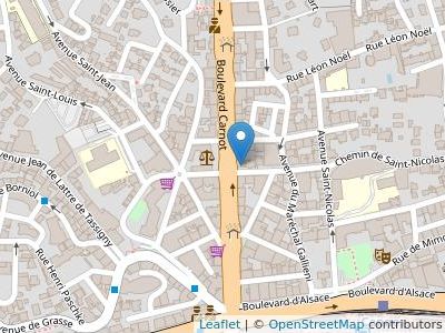 Maître Valiergue Michel Villa Jourdan - Map
