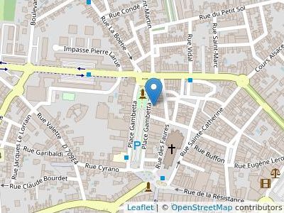 Selarl Averseng Lascaray-Solignac - Map