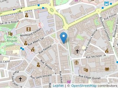 Mme Fabienne Blanchon Avocat - Map