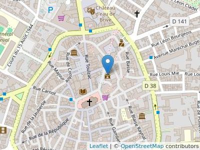 Sté Fidal Rue Audierne Brive - Map