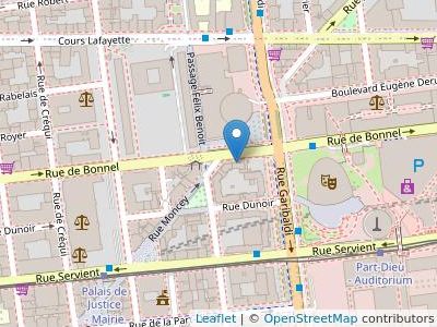 Scp Bcf & Associes Le Bonnel Part-Dieu - Map