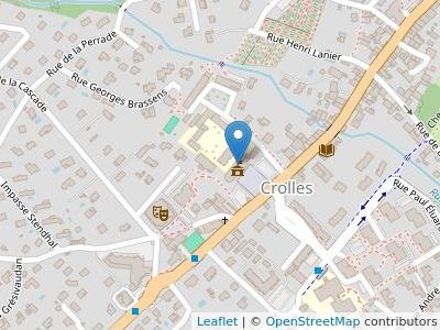 Scp Hartmann - Toneguzzi Rond Point du Raffour Les Portes de Crolles - Map