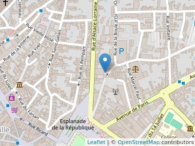 Maître Cécile Berton-Labregere Résidence Alsace Lorraine - Map