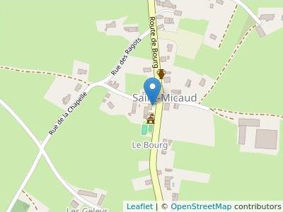 Maitre Tixier Daniel Le Bourg - Map