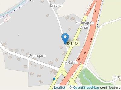 Scp Gueguen-Brule-Courtois-Morvan-Poilvet-Hasne 3,rue du Parc Za de Runanvizit- Ploumagoar Bp - Map