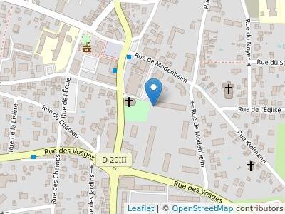 8c rue de Sausheim - Map