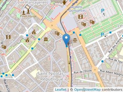 Centre Etoile Jacobins - Map