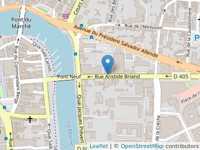 Scp Mande Résidence de la Marne Bâtiment Eridan - Map