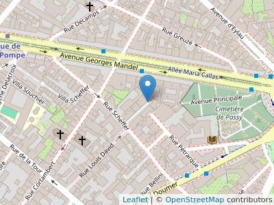 60/62 Avenue Henri Martin Bp - Map