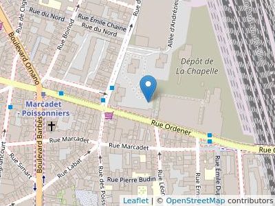 16/18 Rue Damremont - Map