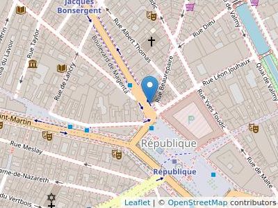 Place de la République - Map