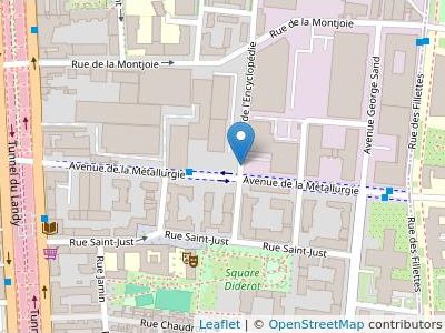 9,Rue Jesse Owens Quartier du Stade de France - Map
