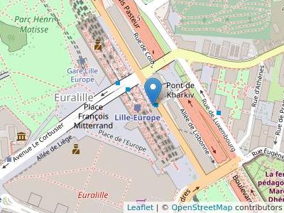 Tour du Crédit Lyonnais  - Map